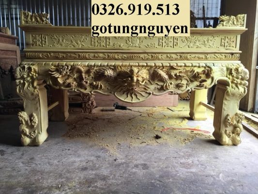 sập thờ gỗ mít