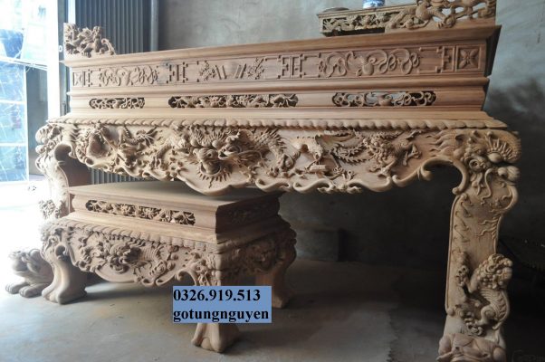 sập thờ chân 22