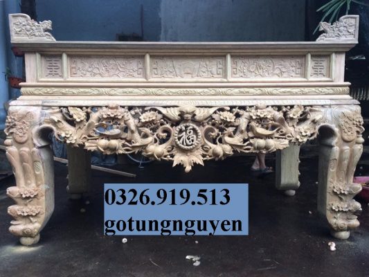 sập thờ chân 20