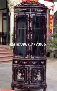 tủ góc khảm ốc