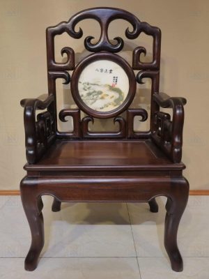 bàn ghế móc mỏ 6 món gỗ gụ