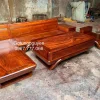 bàn ghế sofa chữ L gỗ hương đá