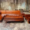 bàn ghế sofa chữ L gỗ hương đá